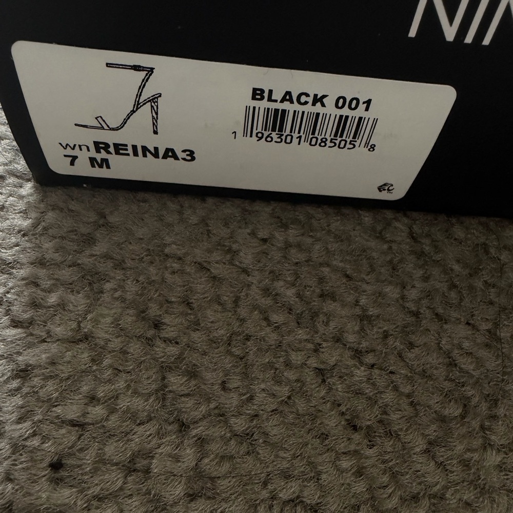 Nine West Black Heels with Gold Accents - Picture 7 of 7